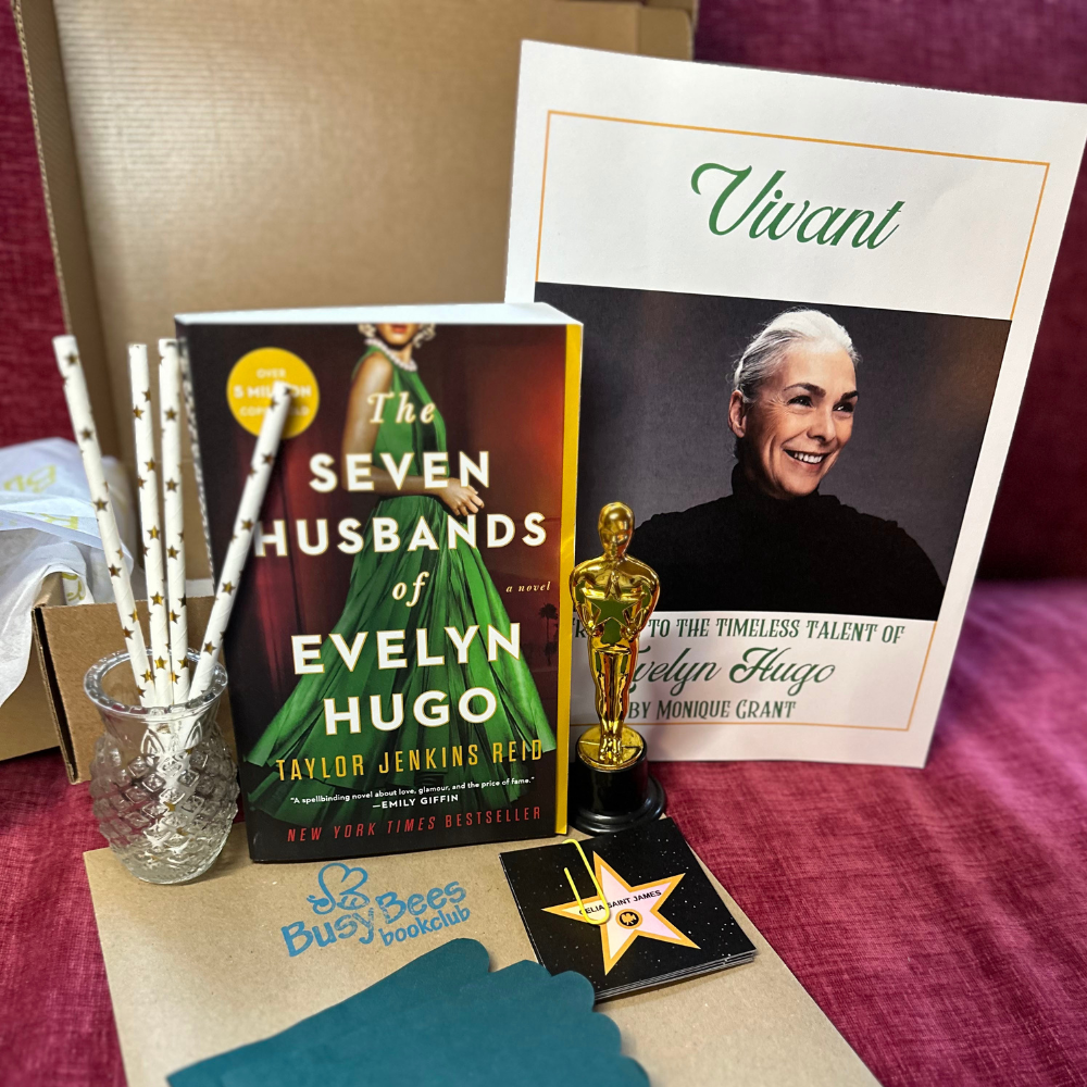 The Seven Husbands of Evelyn Hugo by Taylor Jenkins Reid- Book Club Hosting Kit