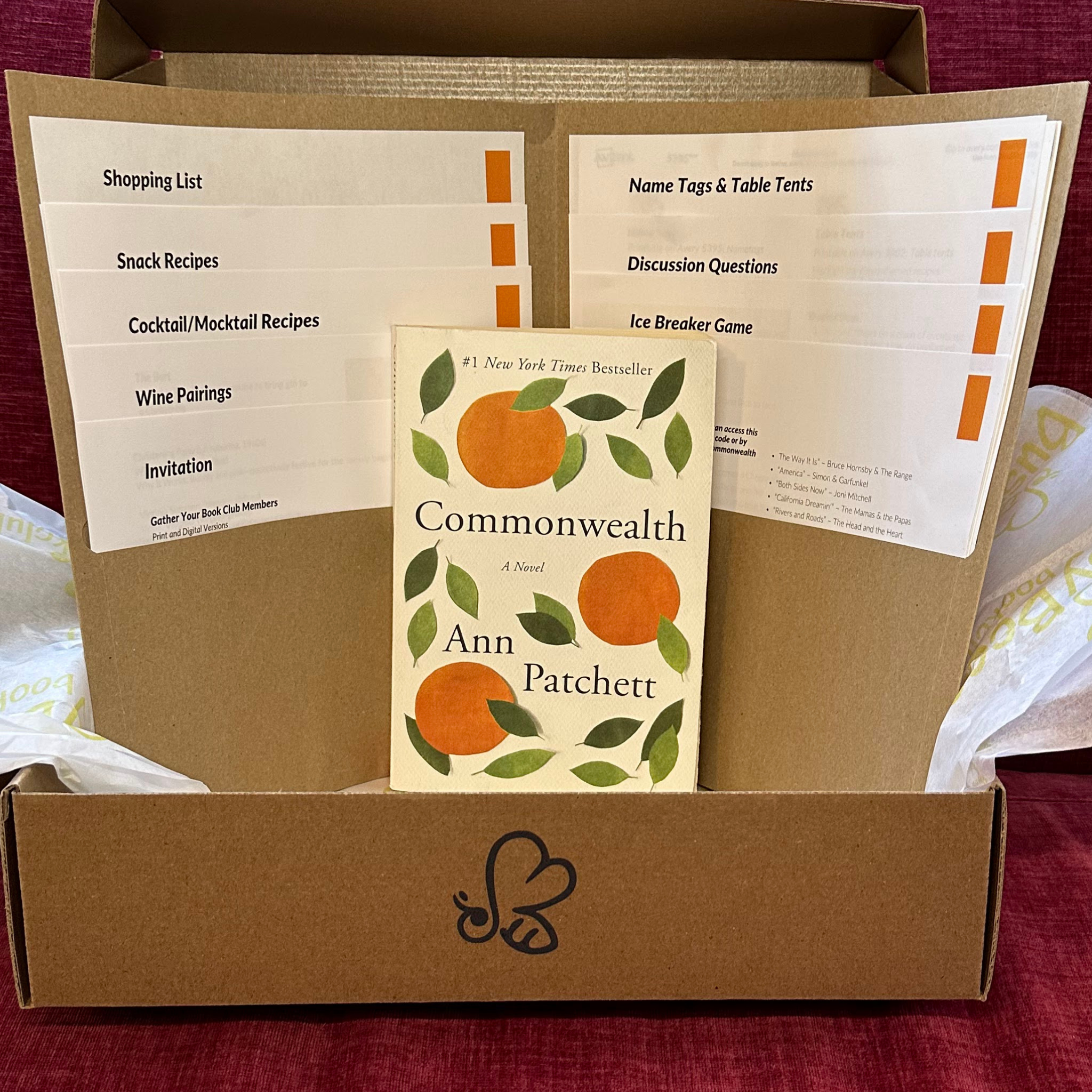 Commonwealth by Ann Patchett- Book Club Hosting Kit
