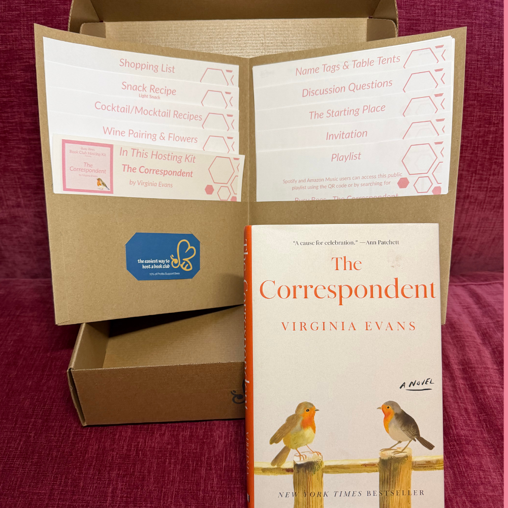 The Correspondent by Virginia Evans- Book Club Hosting Kit