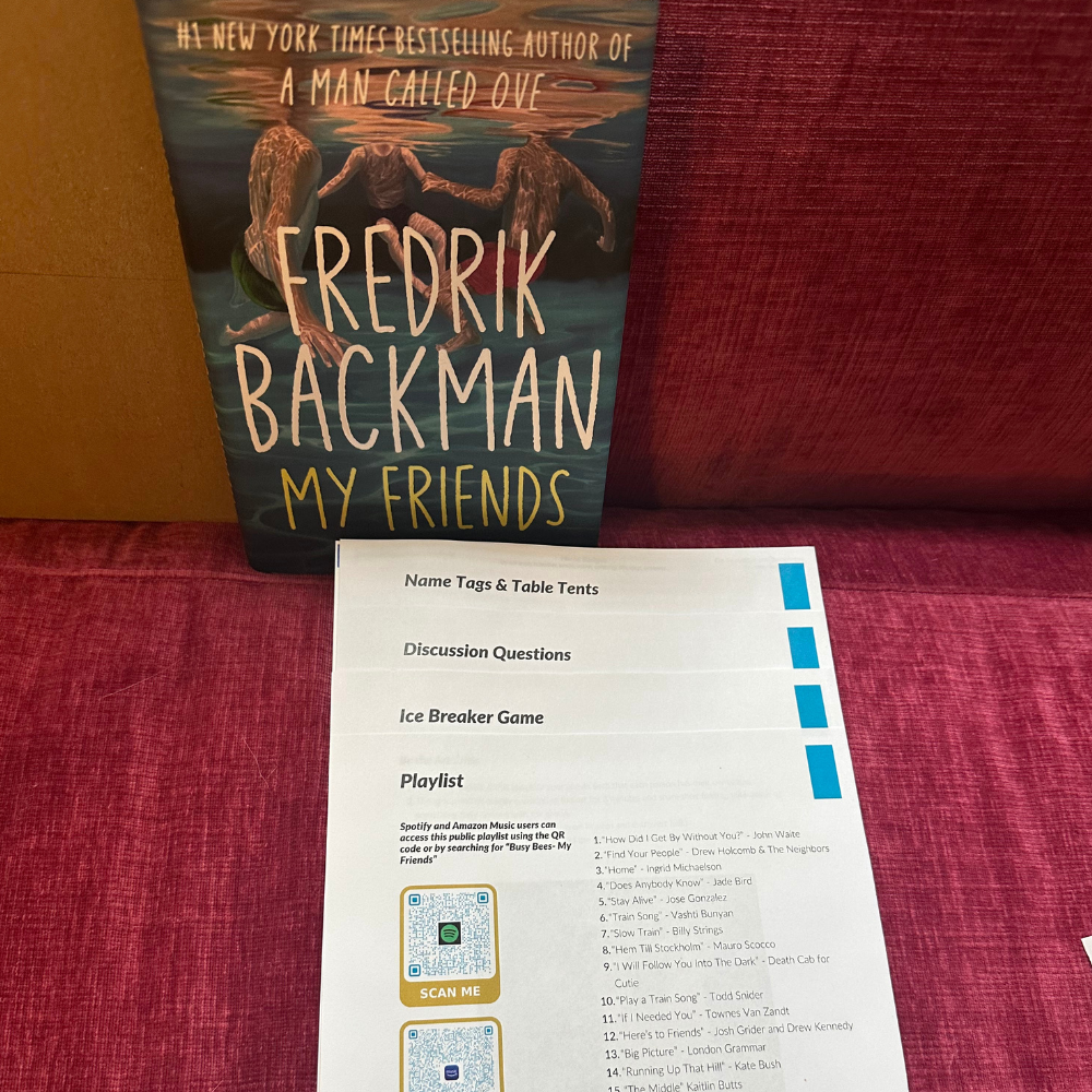 My Friends by Frederik Backman- Book Club Hosting Kit