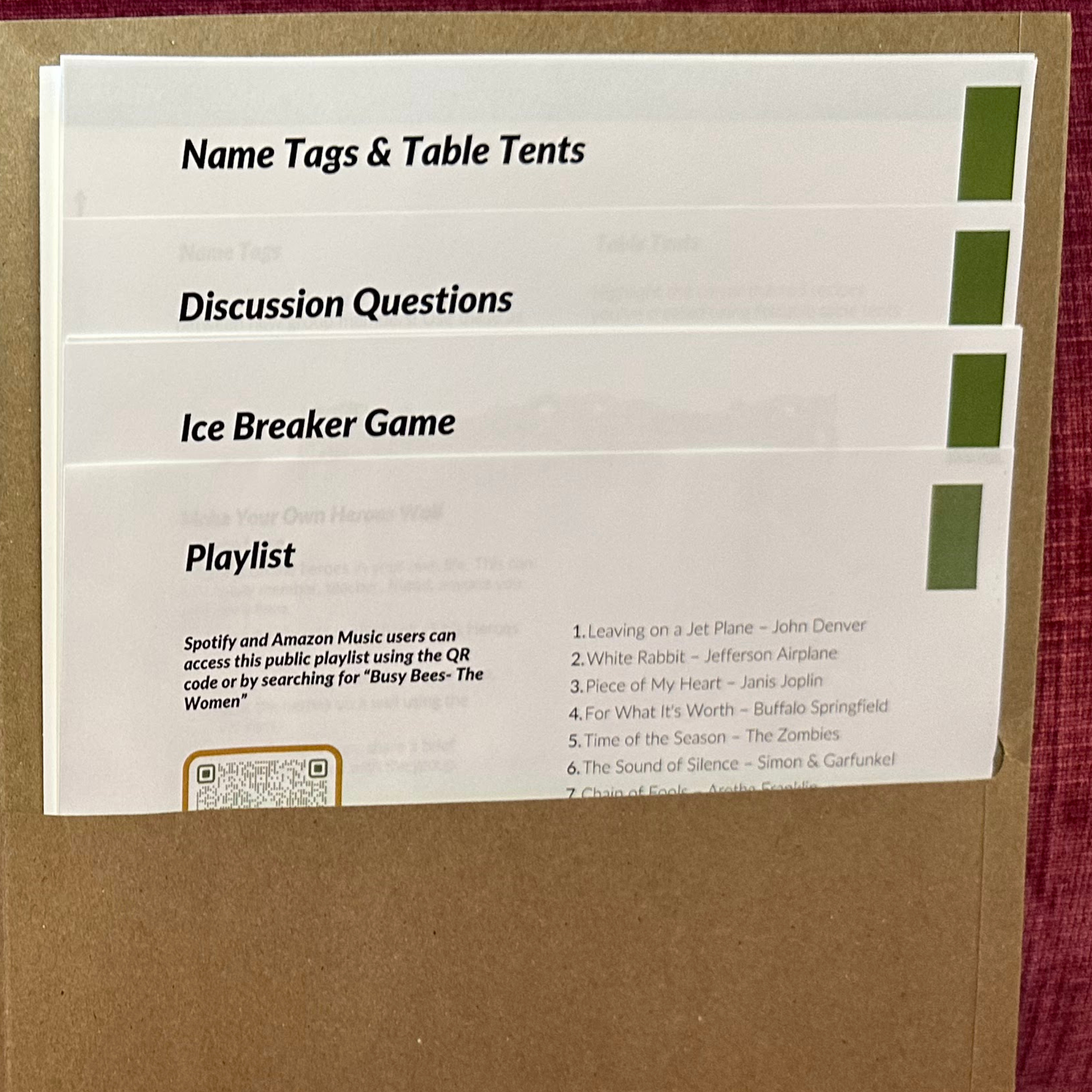 The Women by Kristin Hannah- Book Club Hosting Kit