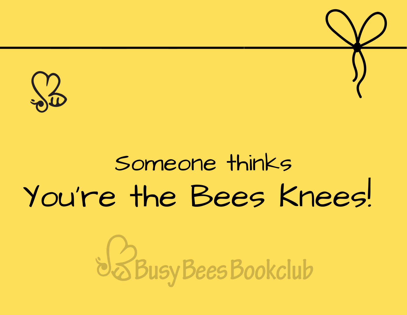 Busy Bees Book Club Gift Card